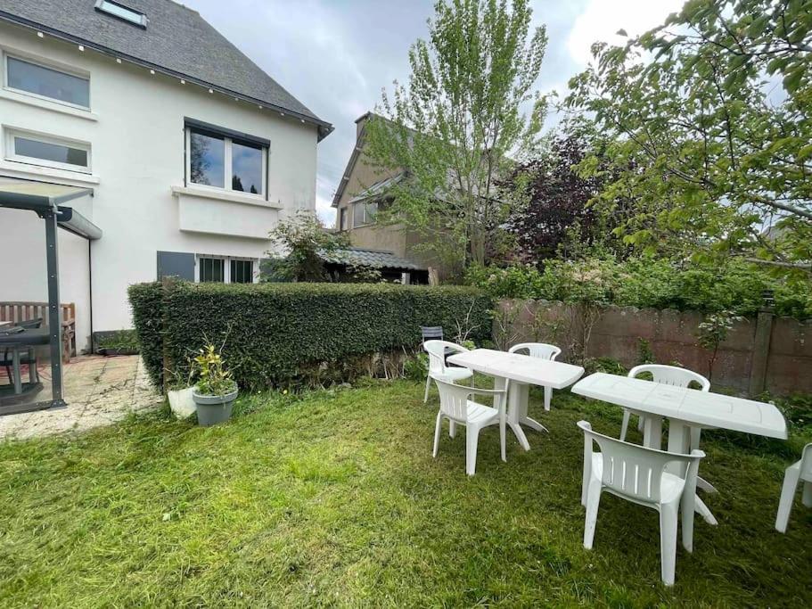 Maison Spacieuse Avec Jardin Et Salle De Sport Saint-Brieuc Dış mekan fotoğraf